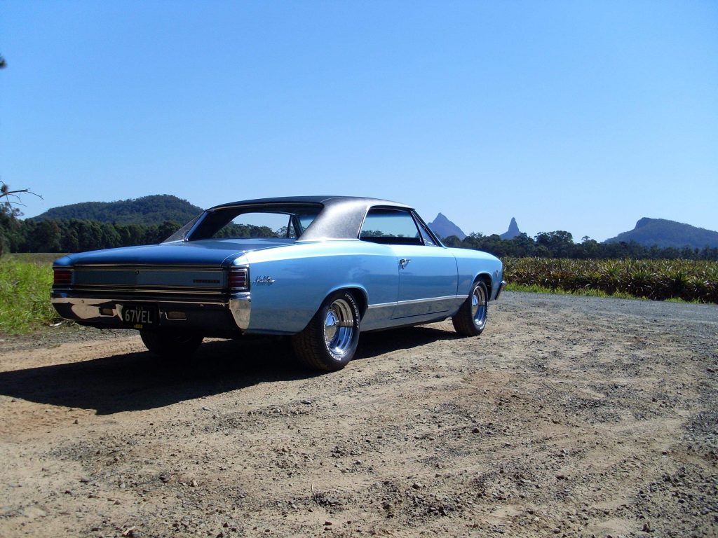 1967 Blue Chevelle Malibu 